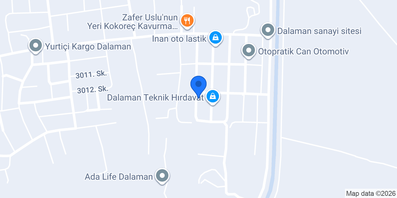 Umut Oto Servis konumu