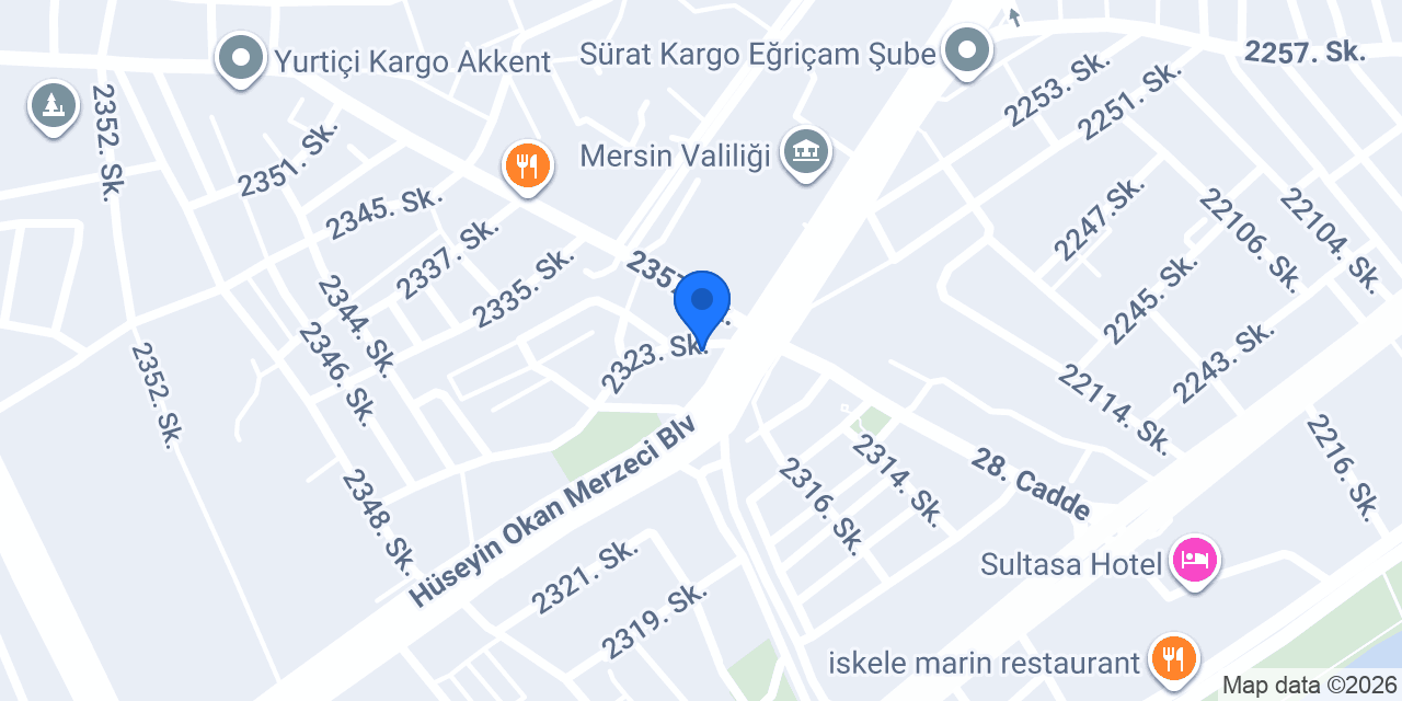 Ceylan Oto konumu