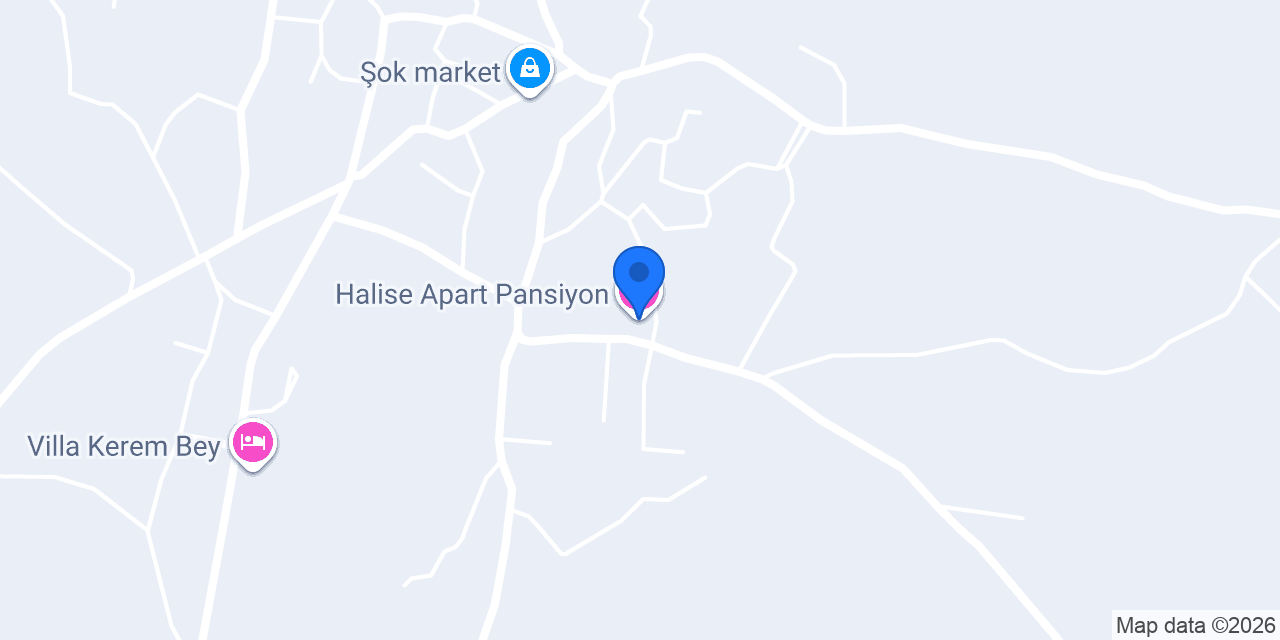 Halise Apart Pansiyon konumu