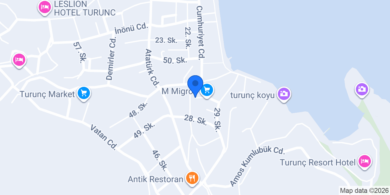 Turunç elektrik konumu