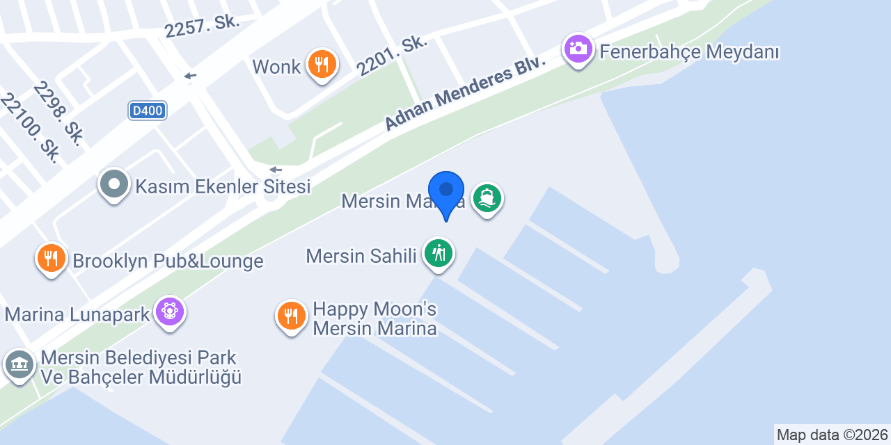 Maki Restoran Marina konumu
