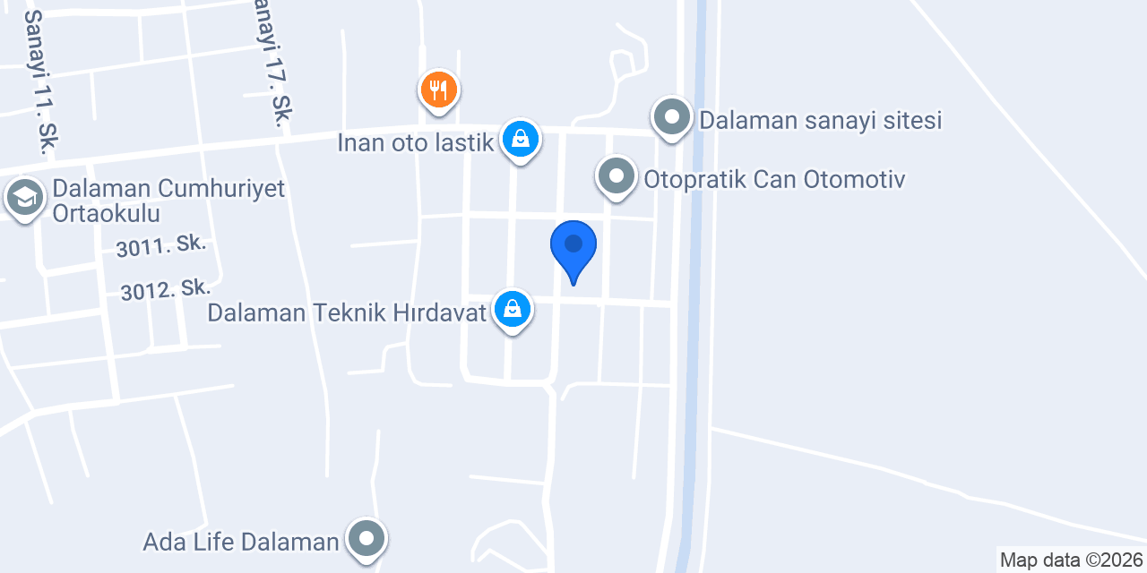 Dalaman Hidrolik&Damper konumu