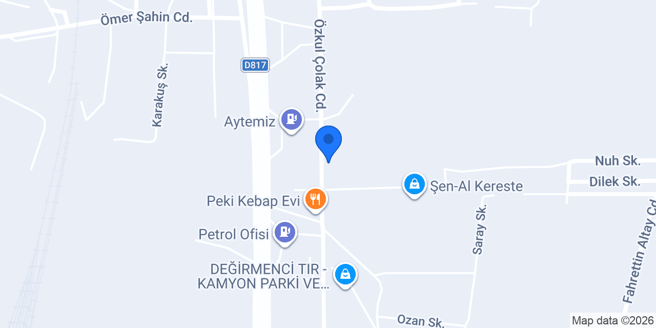 DOĞPA DEMİR ÇELİK LTD ŞTİ konumu