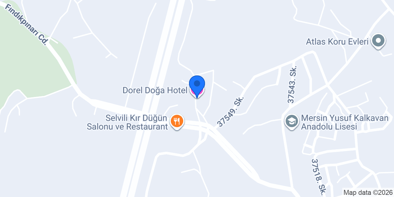 Dorel Doğa Hotel konumu