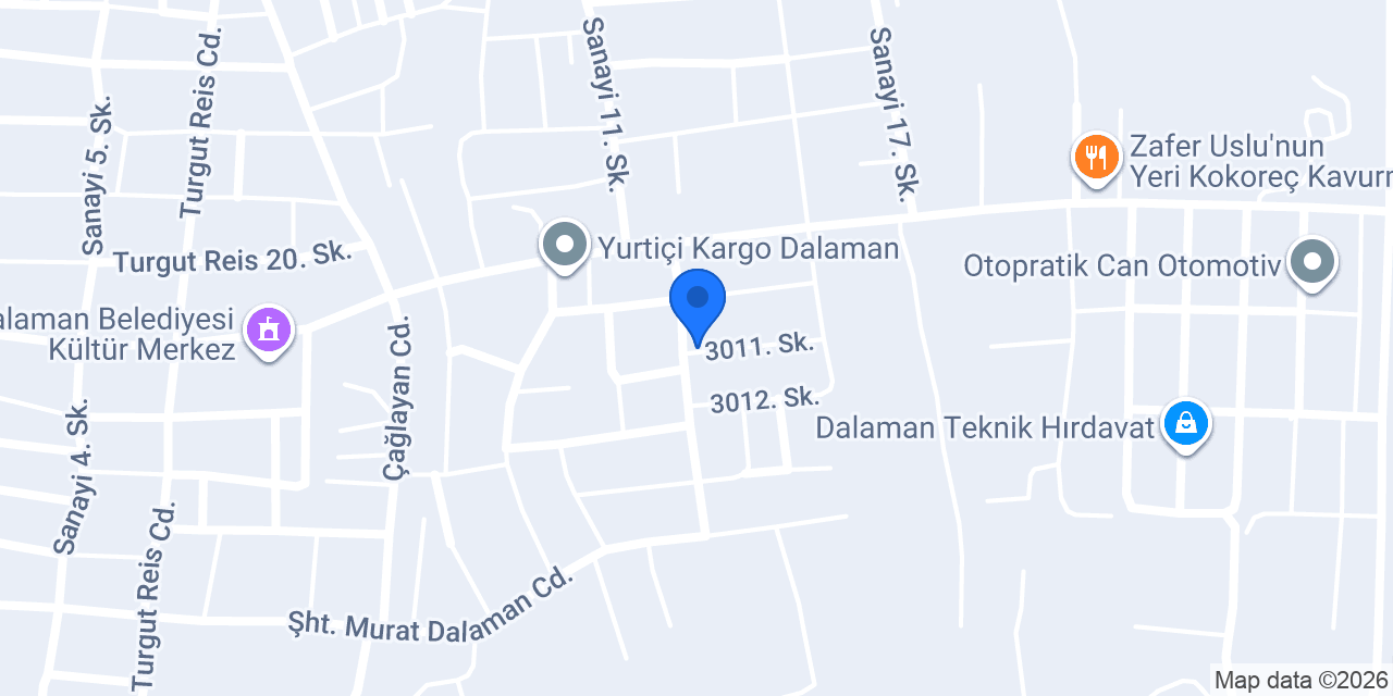 Cadde Oto Galeri konumu