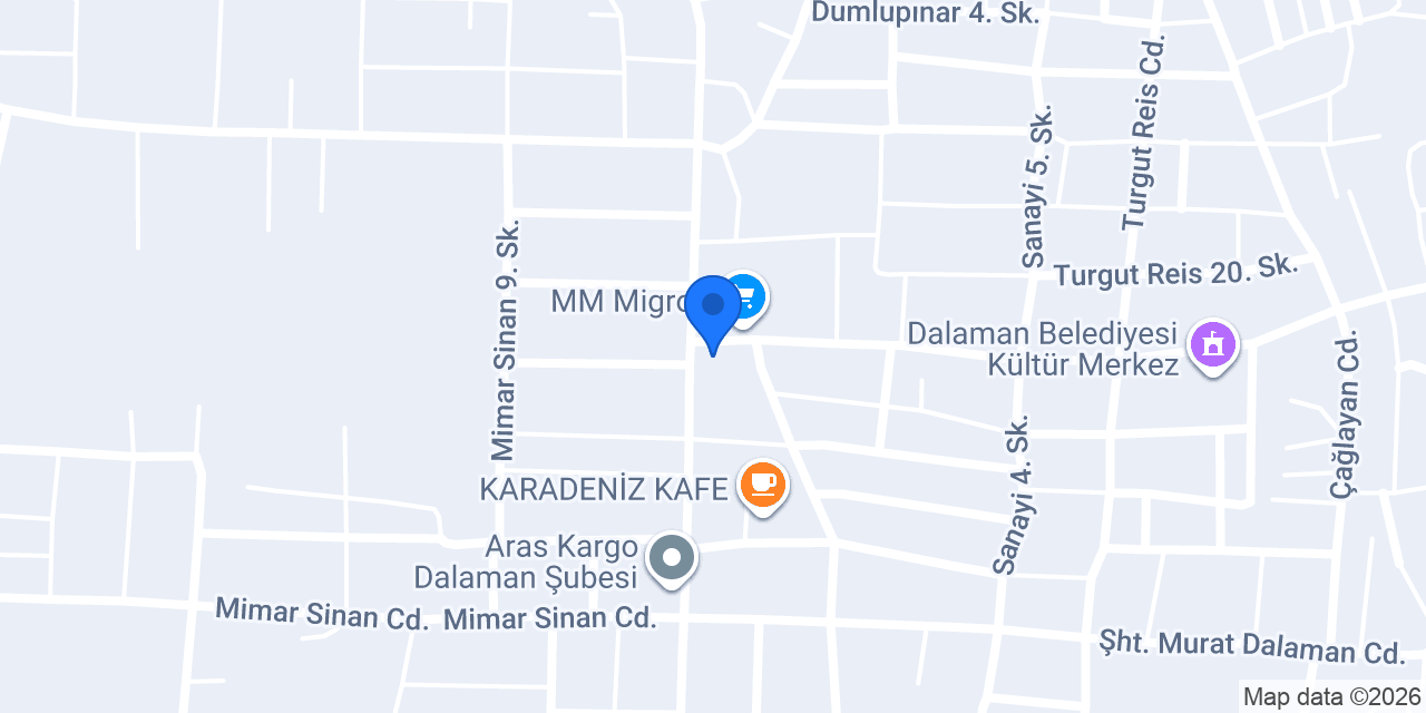 DALAMAN ECZANESİ konumu