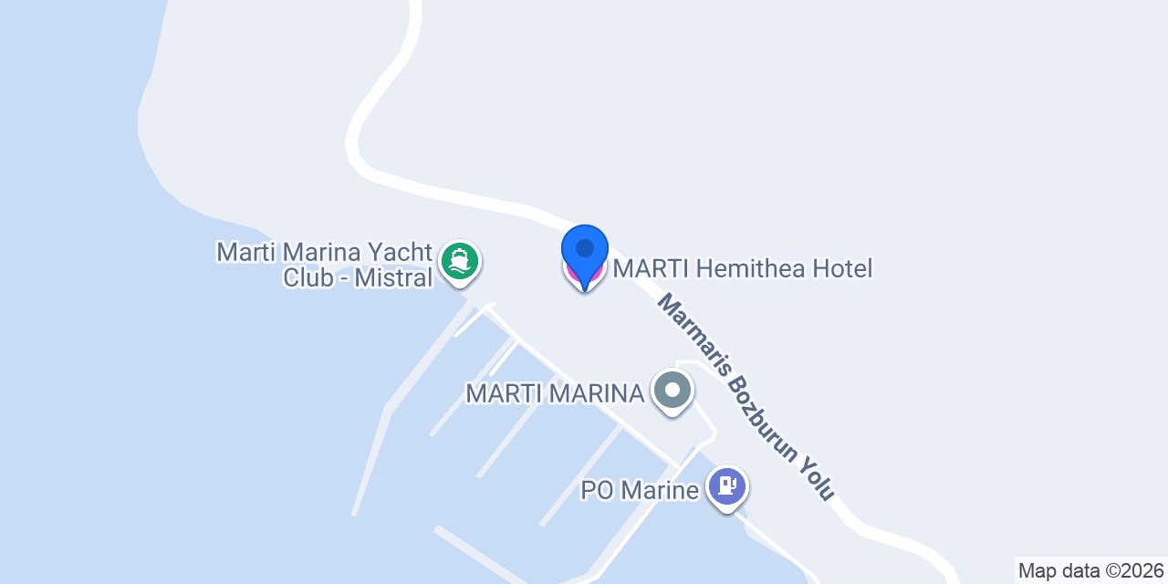 MARTI Hemithea Hotel konumu