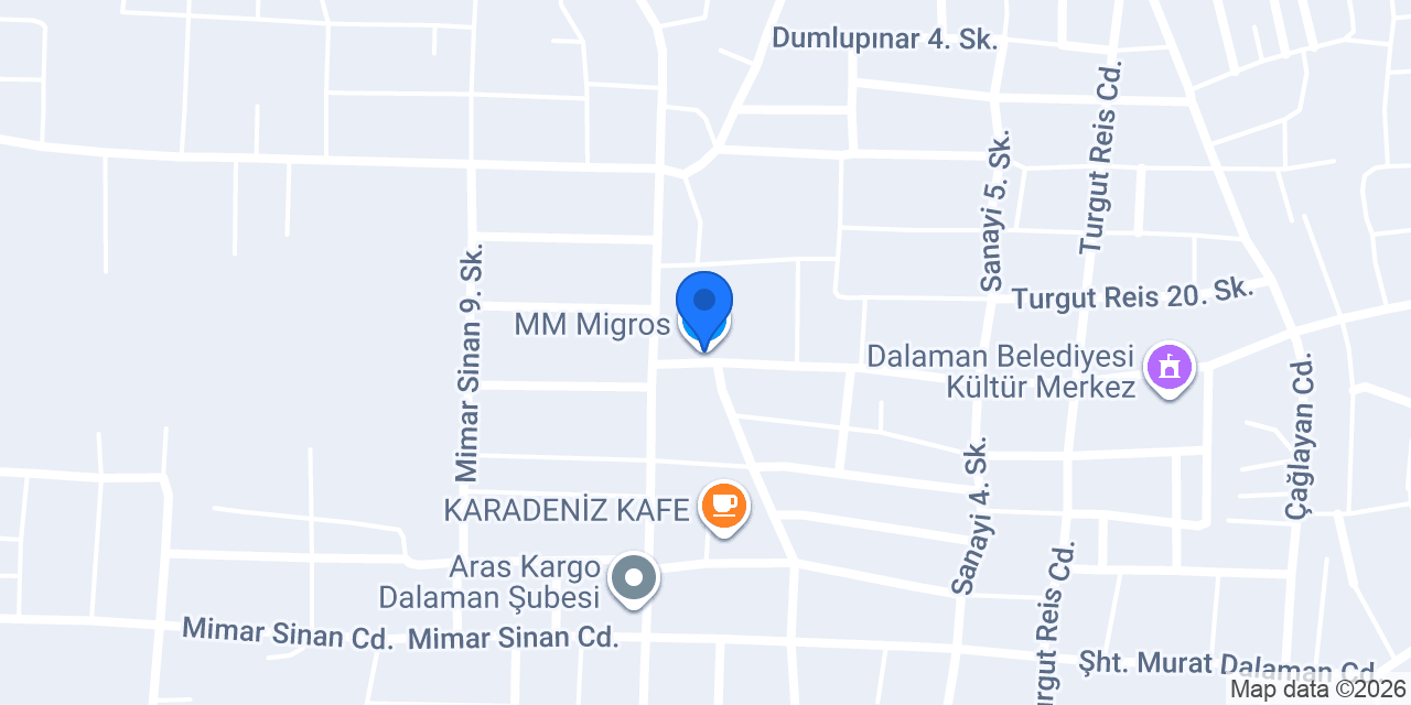 MM Migros konumu