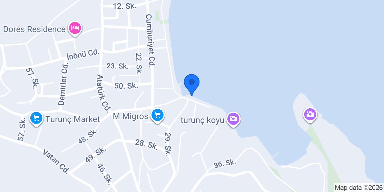Mert6 Boat Turunç Tekne Turu konumu