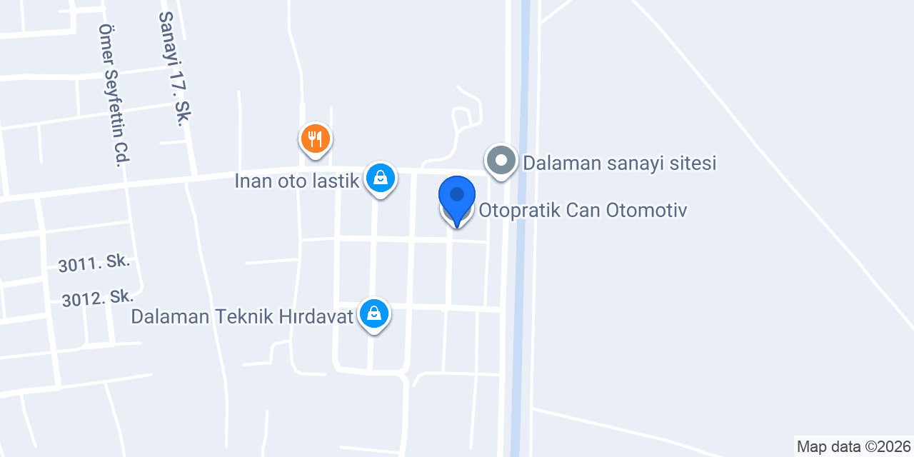 Otopratik Can Otomotiv konumu