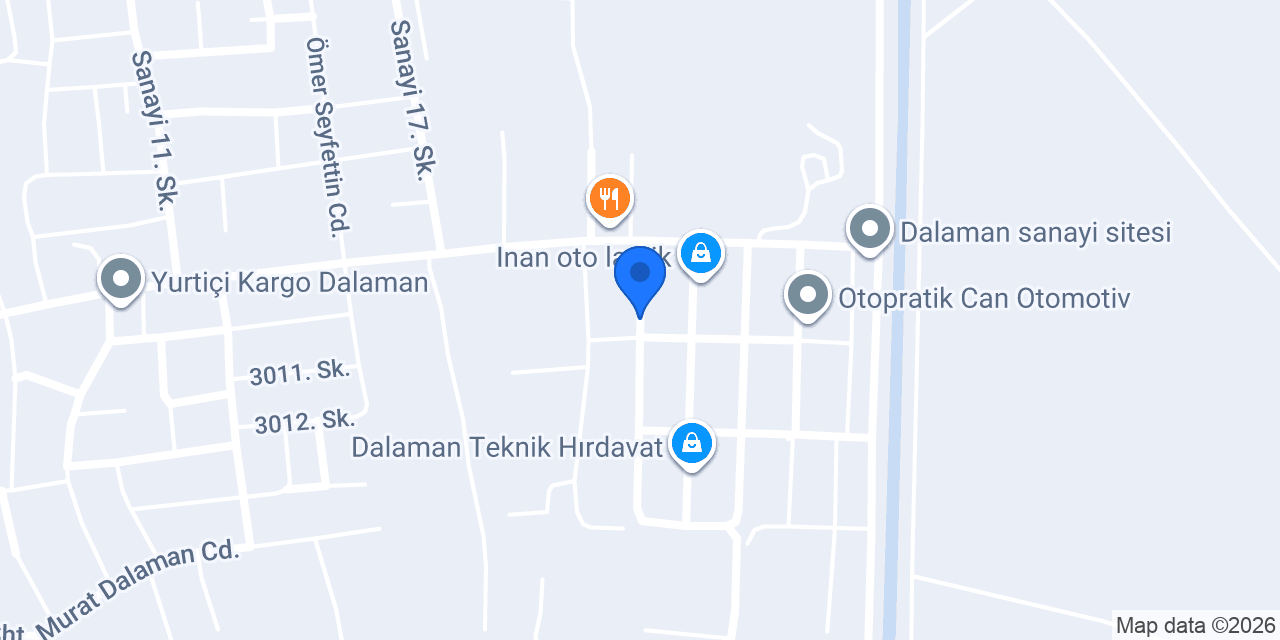 Dalaman Döşeme konumu