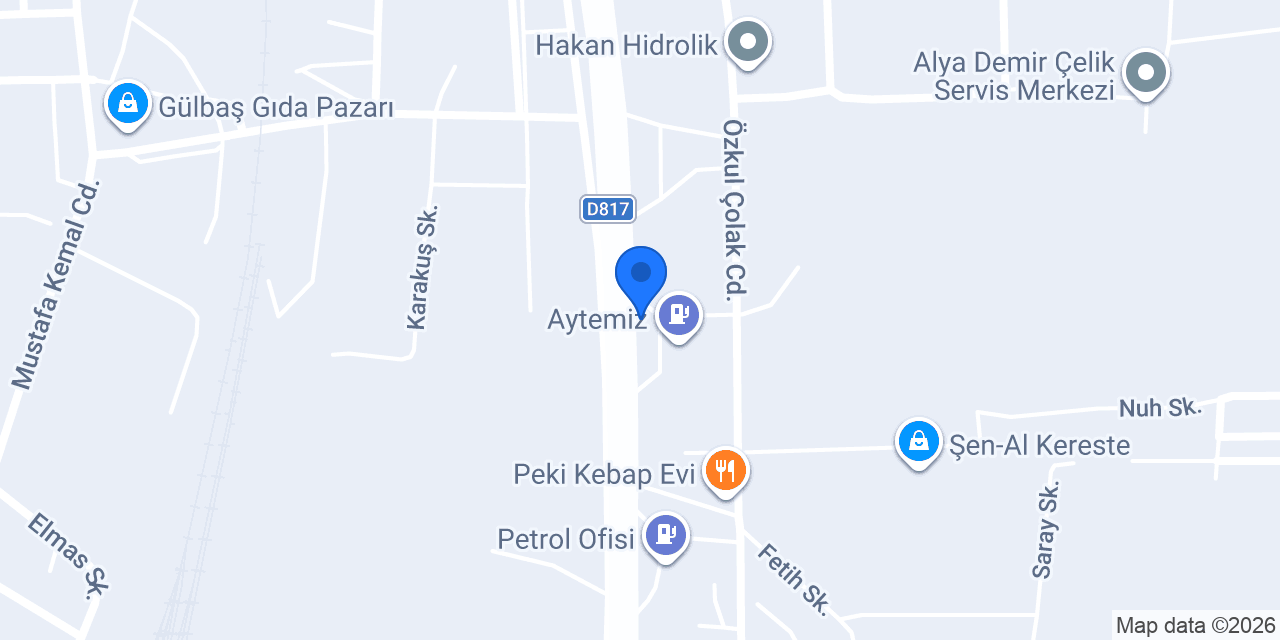 Atlas Demir Çelik konumu
