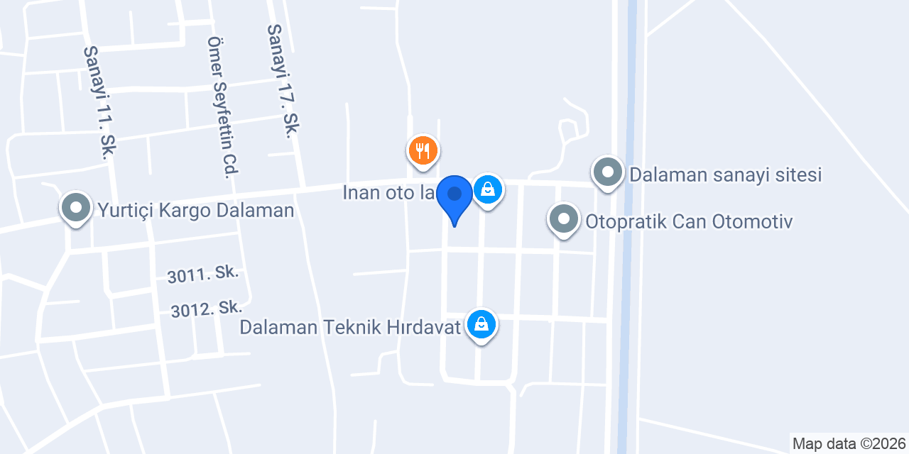 Aykutlar Mobilya Dalaman konumu