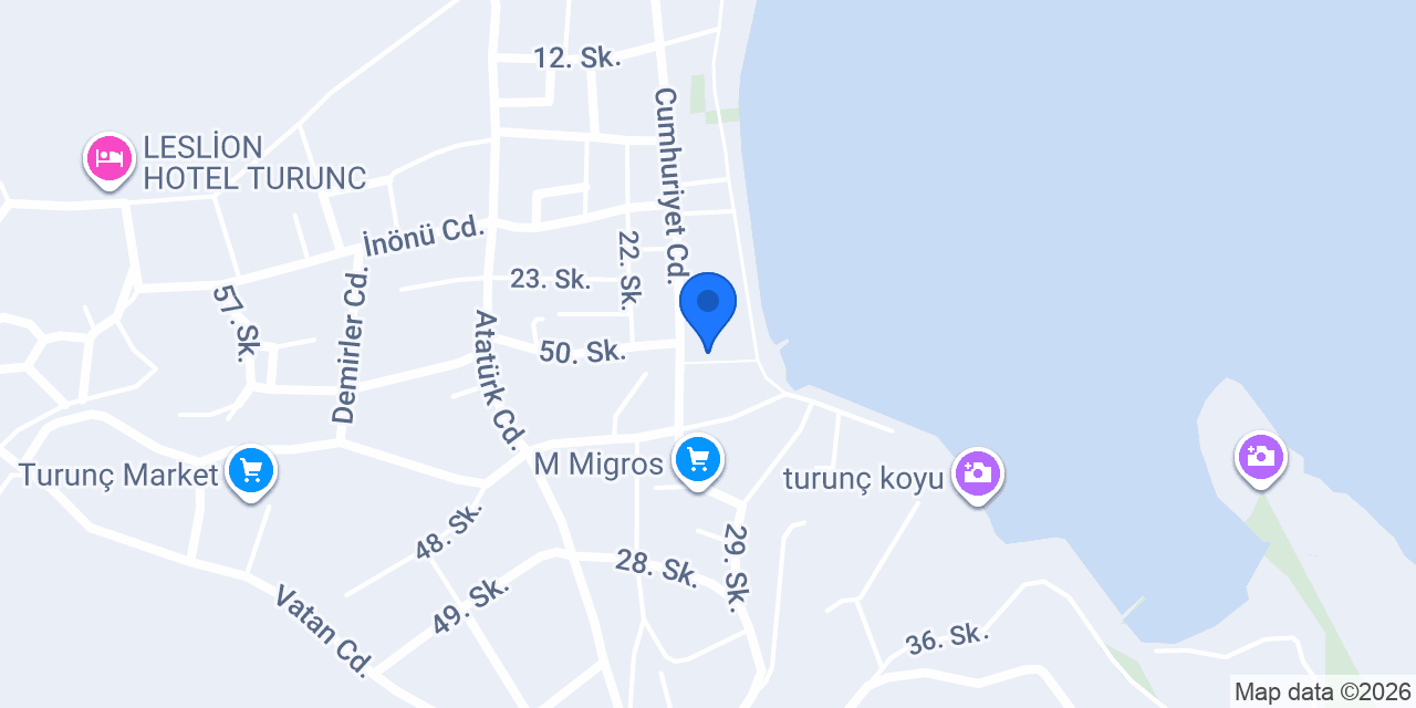 ARZU ÇAY BAHÇESİ TURUNÇ konumu