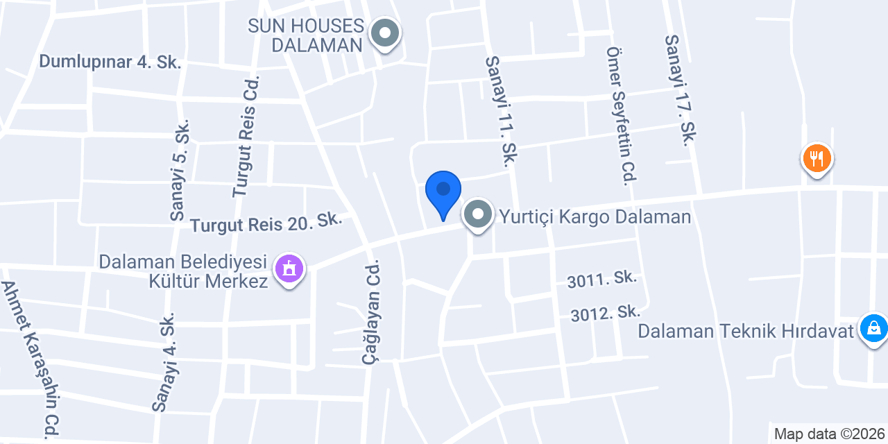 Erciyes Mobilya konumu