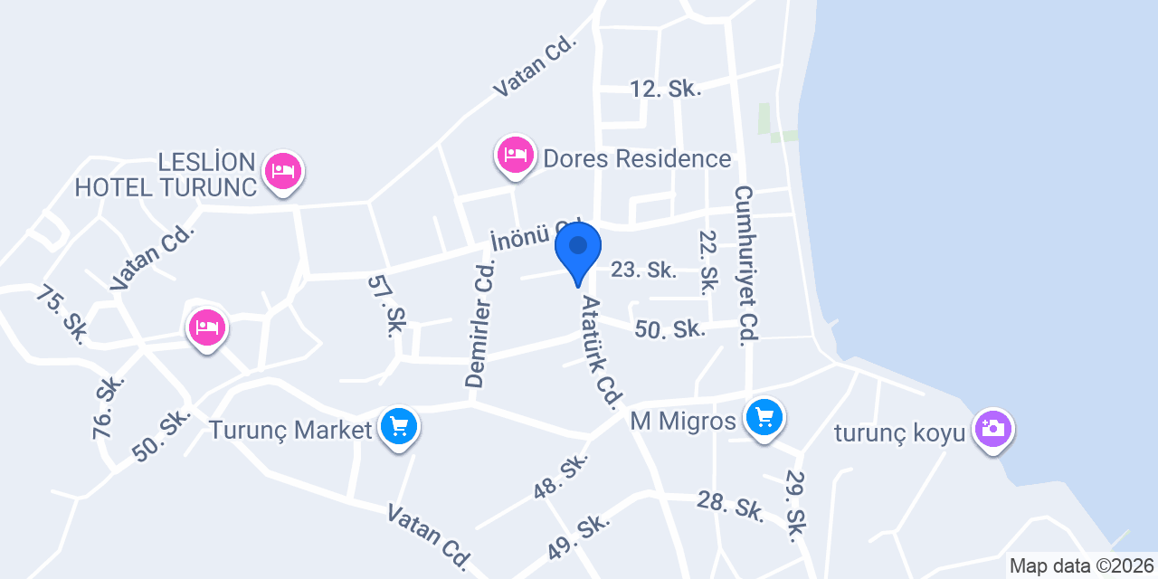 TURUNÇ YAPI MARKET konumu
