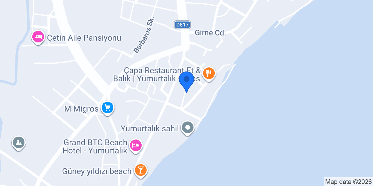 Kumsal Butik Otel konumu