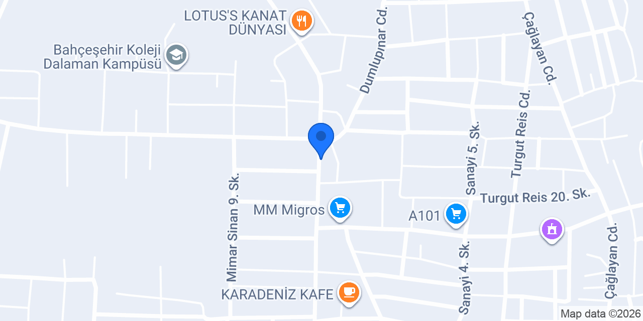 Çimen Ticaret Dalaman Su Tüp bayii konumu