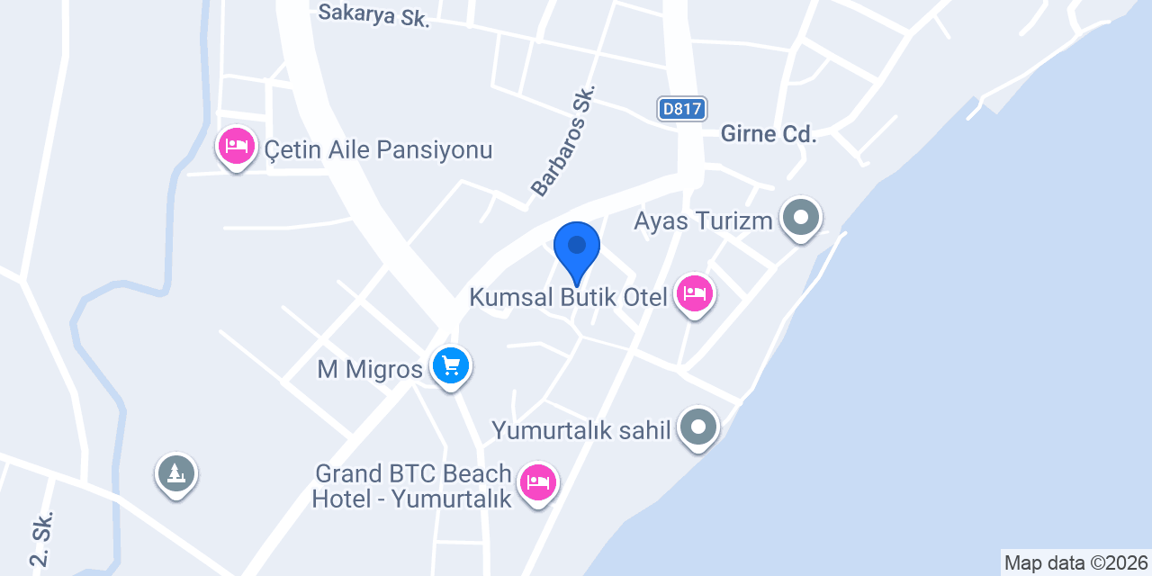 Derviş Aile Pansiyonu konumu