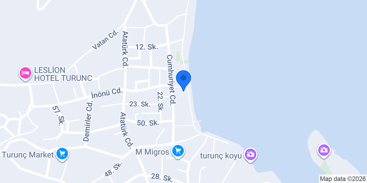 Fidan Restaurant Turunç konumu