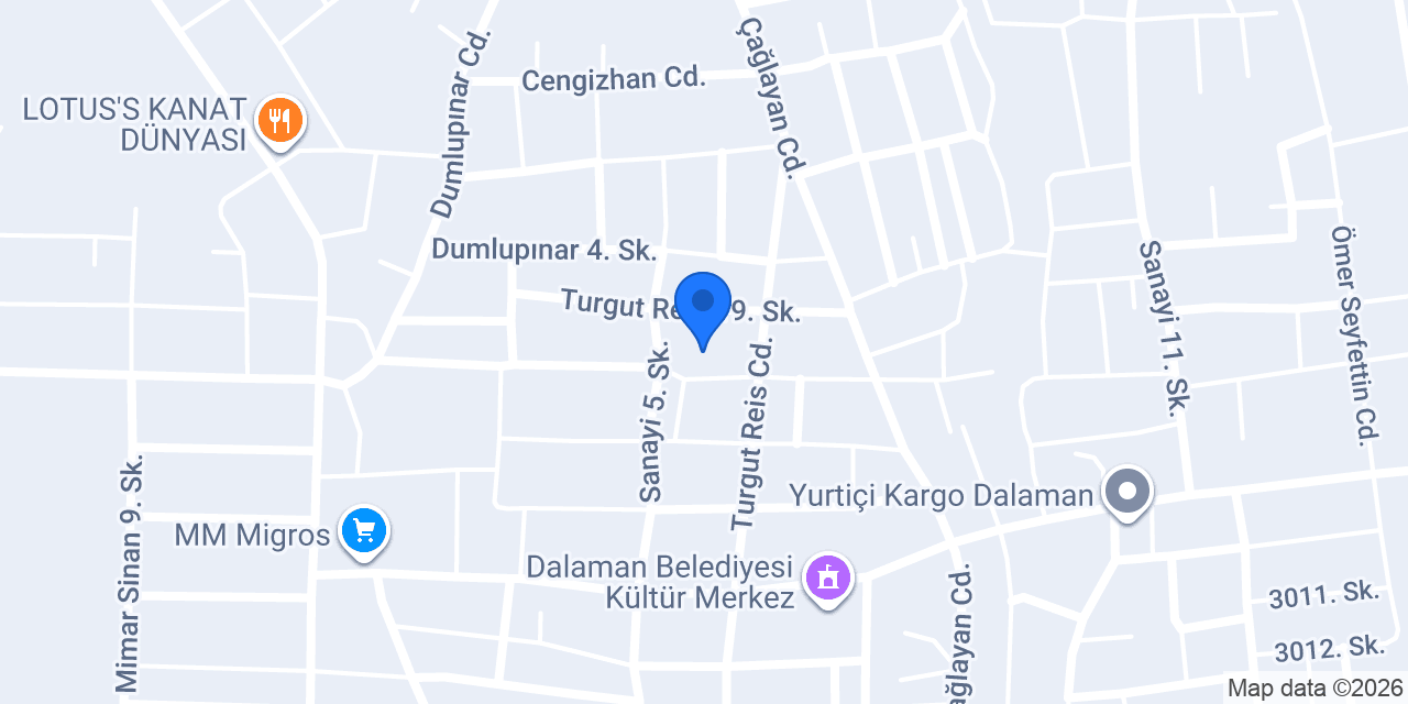 Raff Mobilya konumu