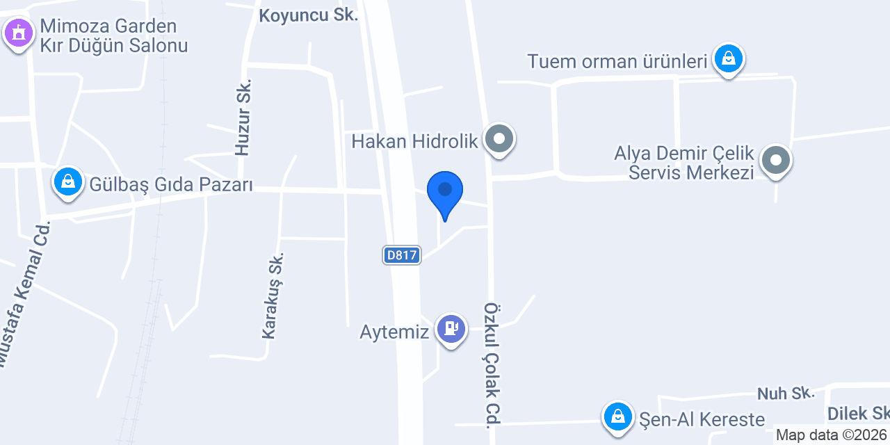 Şahin Kömür Ticaret A.Ş. konumu