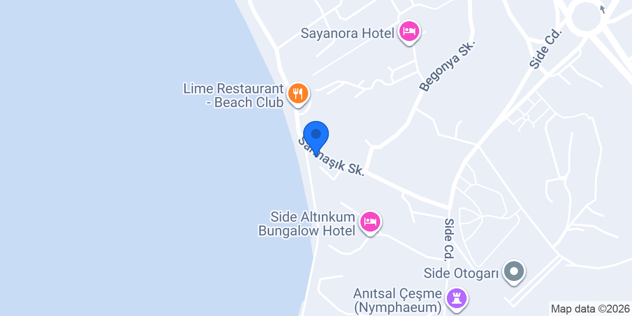 Side Beach Club Restaurant konumu