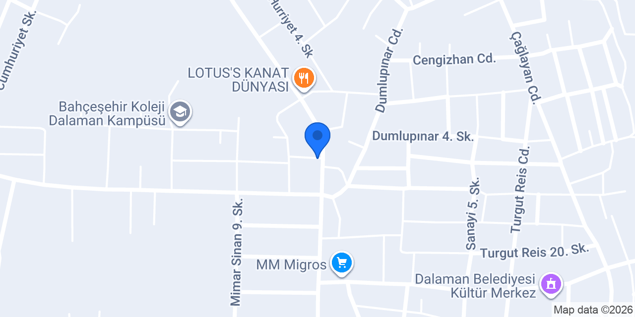 Bendistar Butik konumu