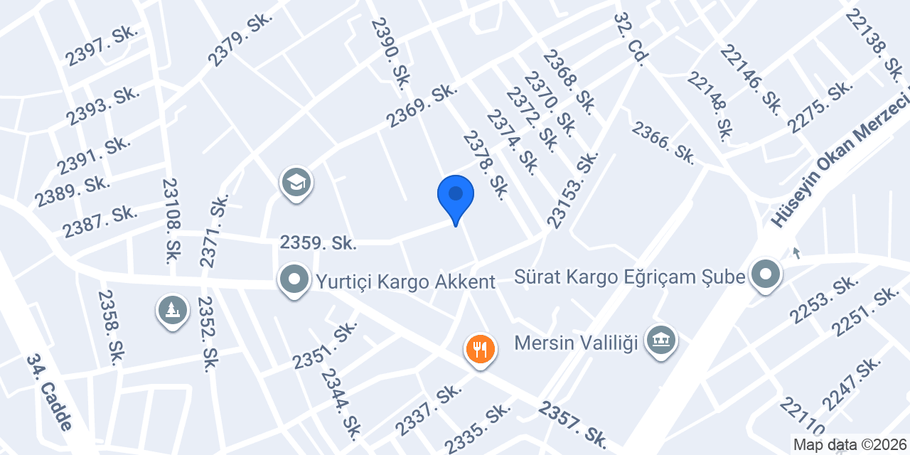 Viva Event Mersin konumu