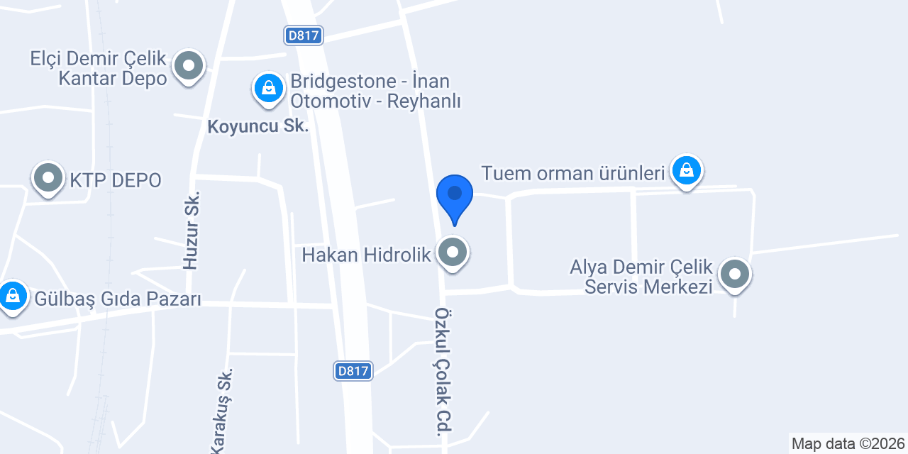 Ozdemir Bims Insaat konumu
