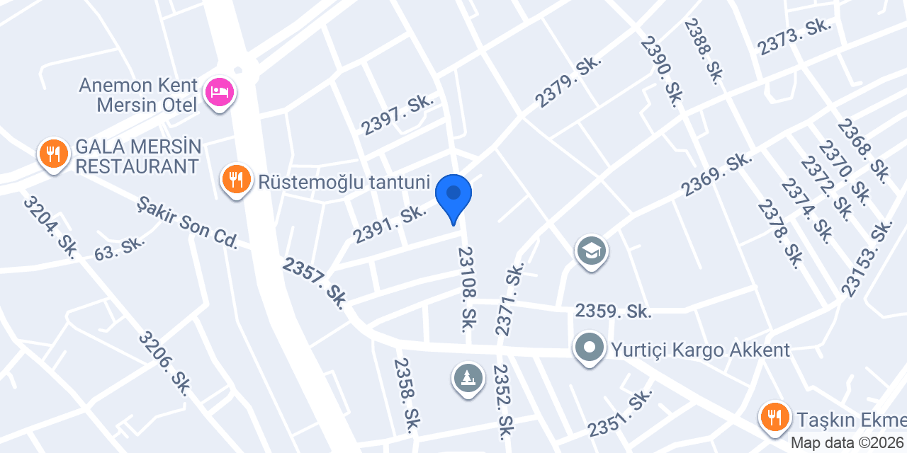 Vesile Özel Eğitim Kurumu konumu