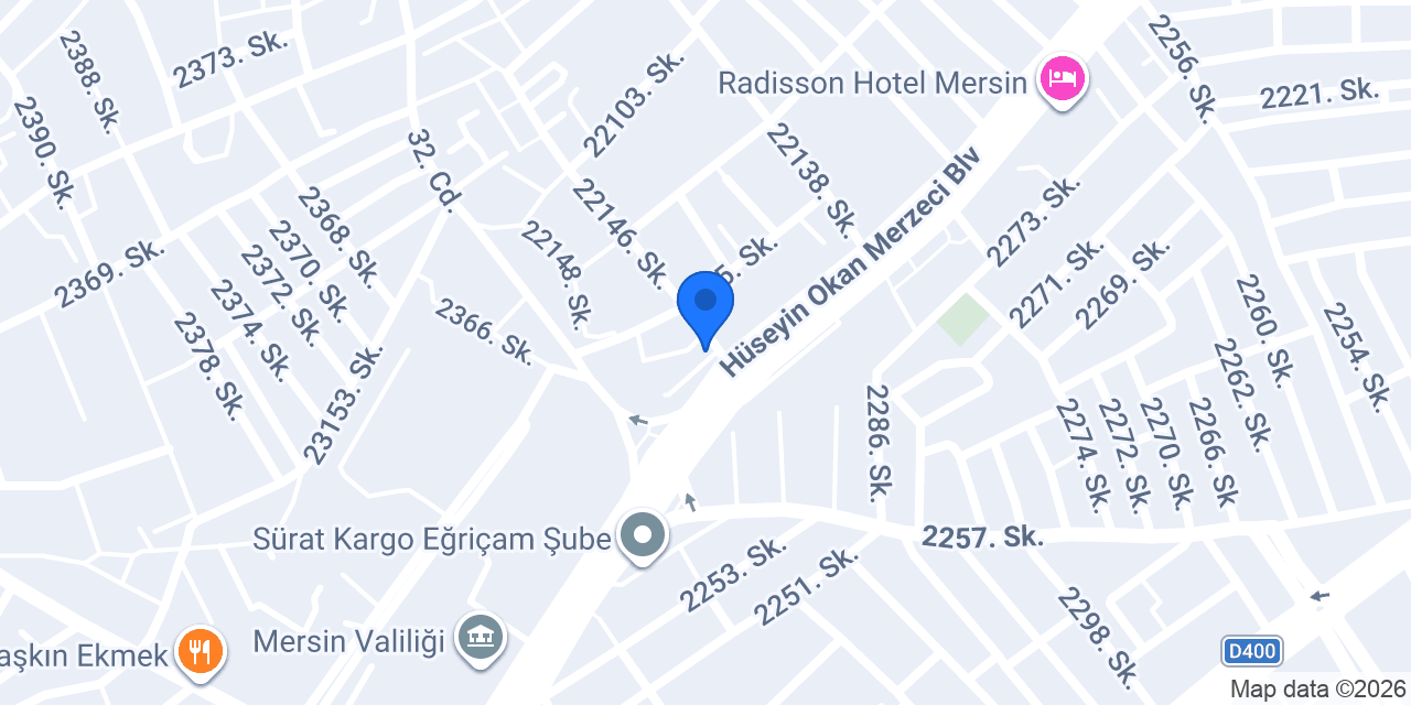 Bilgi Yapı Market Eğriçam Şube konumu