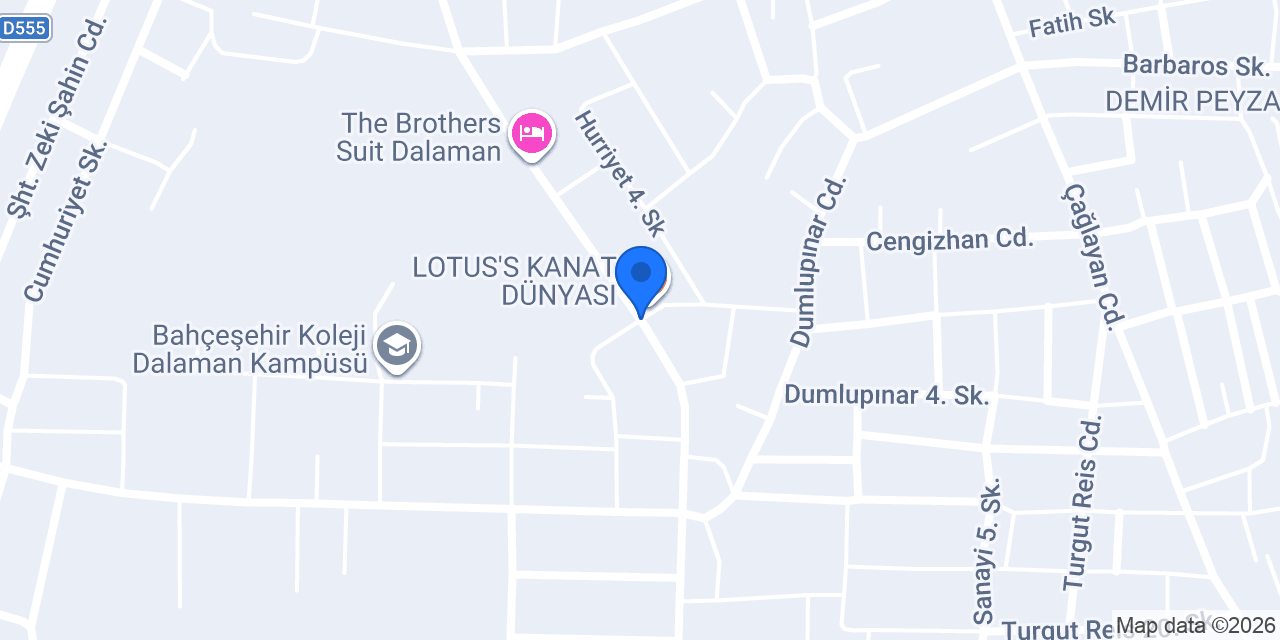Demir Hafriyat Dalaman konumu