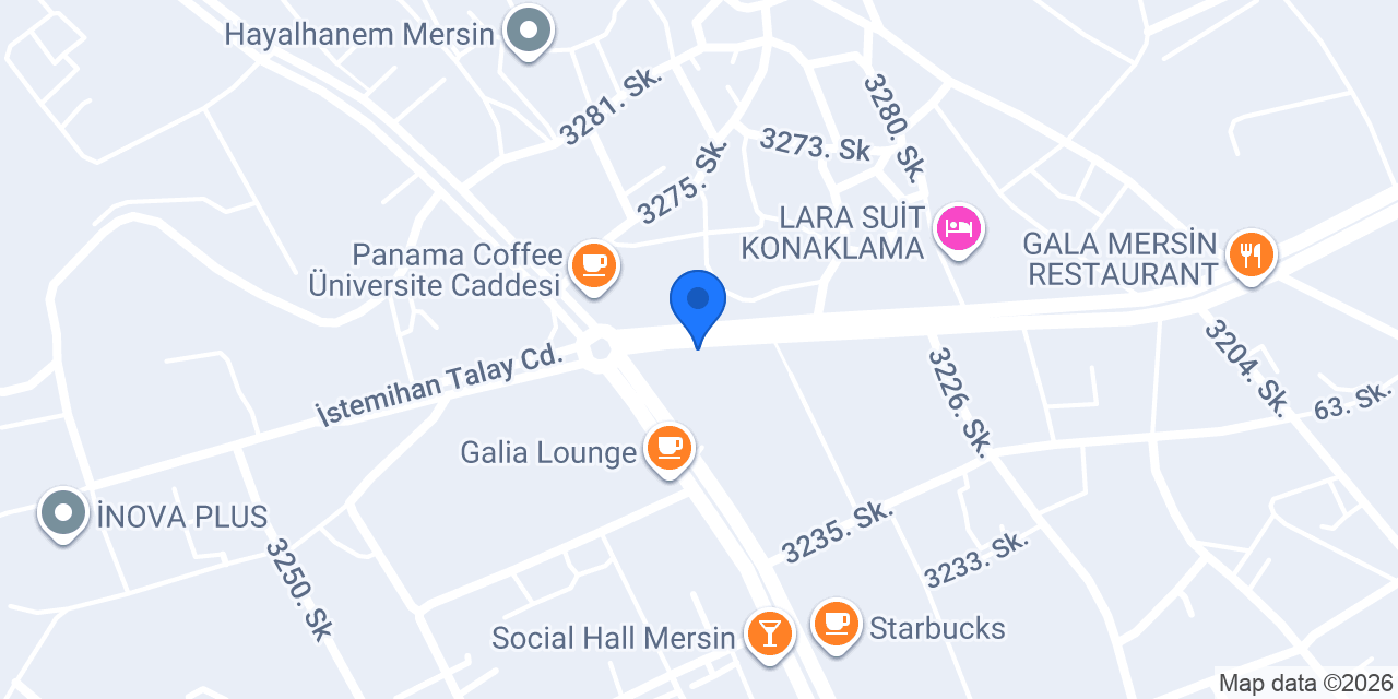 Padella Bistro Mersin konumu