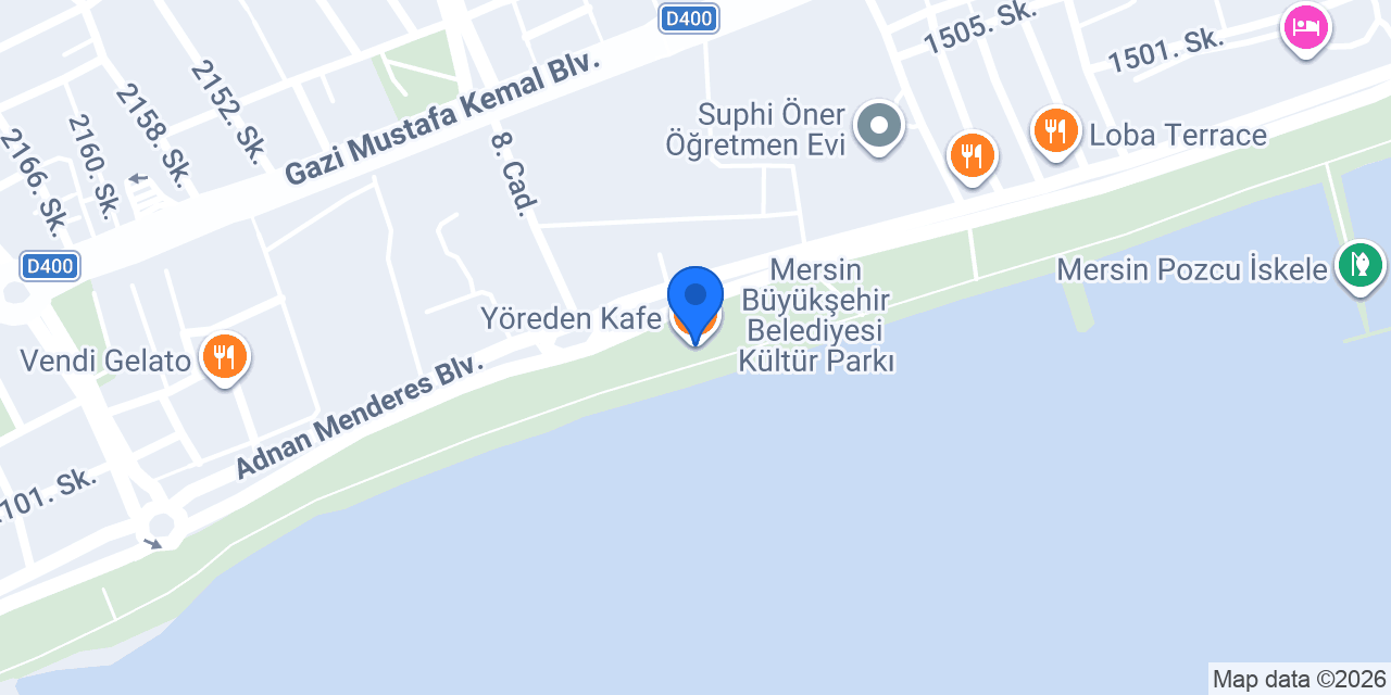 Yöreden Kafe konumu