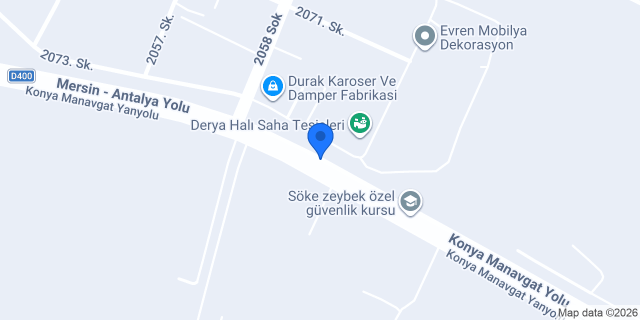 MANAVGAT MERMER GRANİT konumu