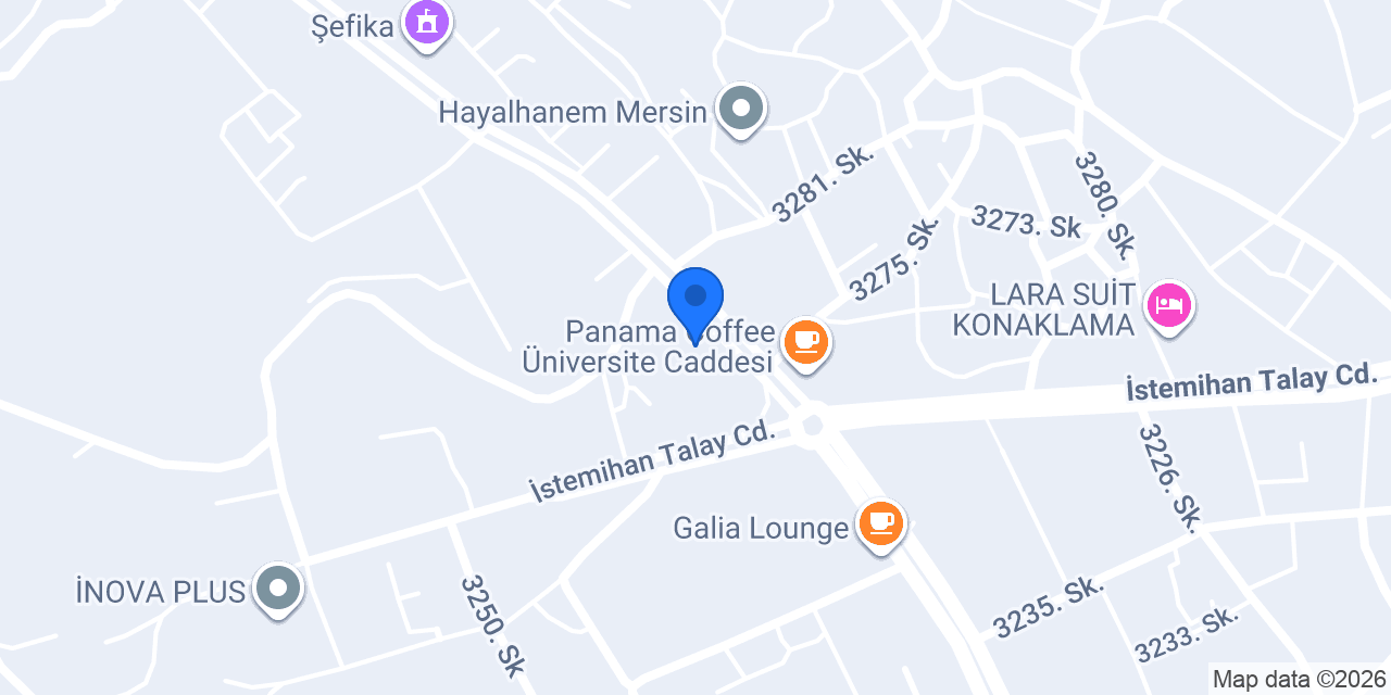 Özlem Üniversite Konutları 1 - 2 konumu