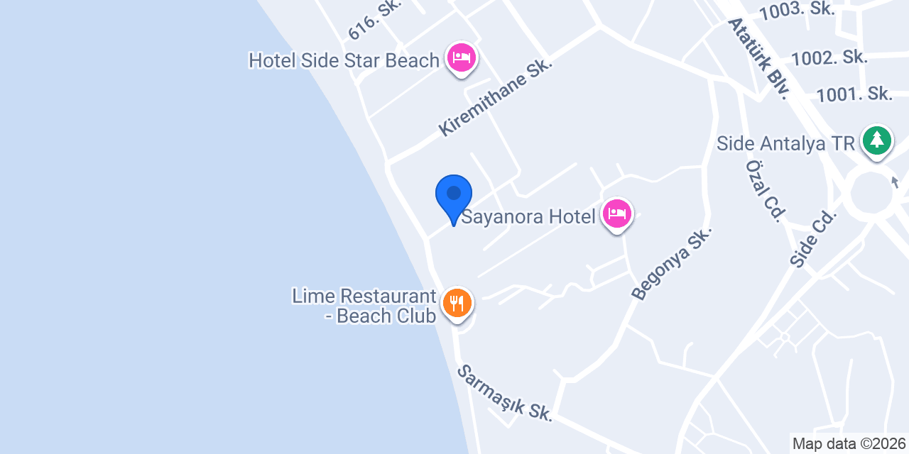 NOVA BEACH HOTEL konumu