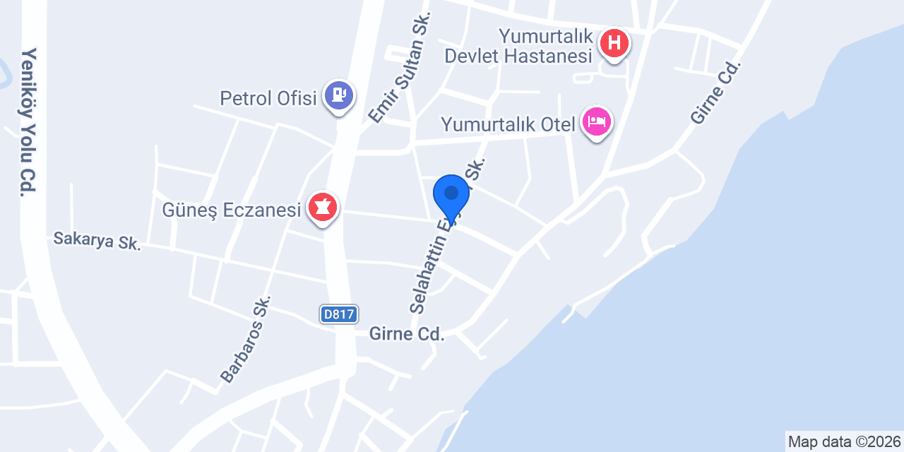 Defne temizlik konumu