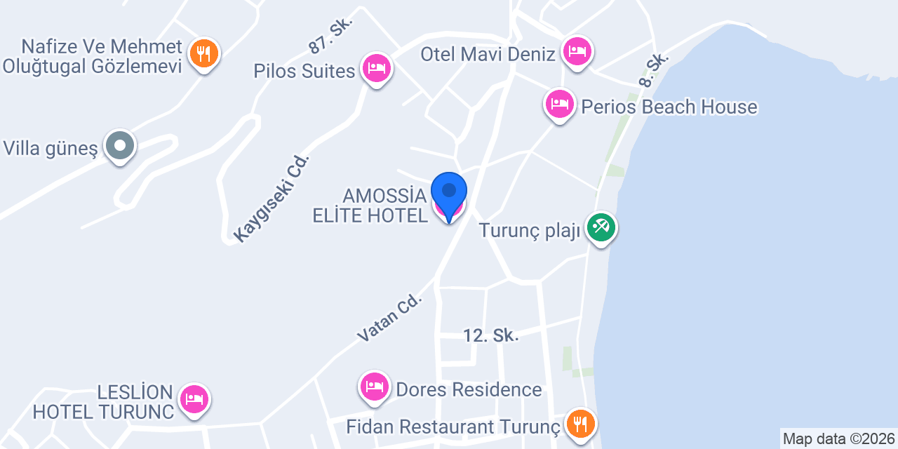 AMOSSİA ELİTE HOTEL konumu