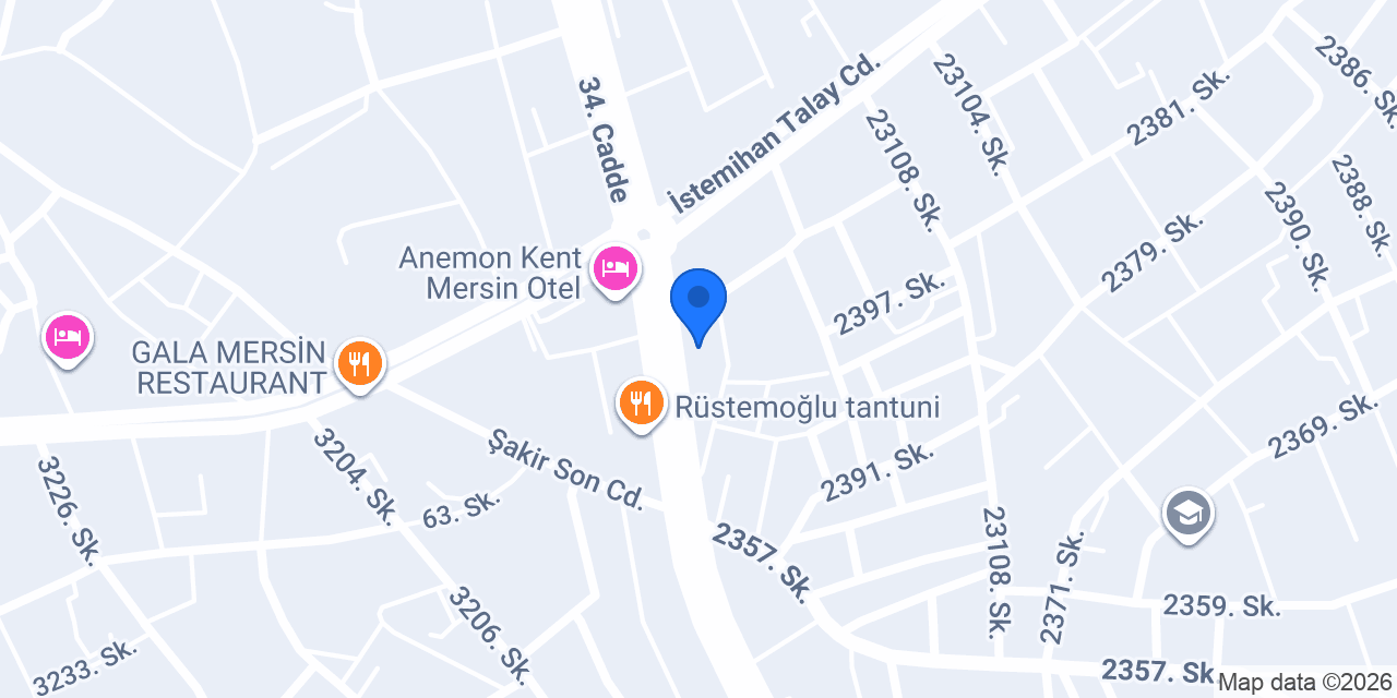 Tera Veteriner Kliniği konumu