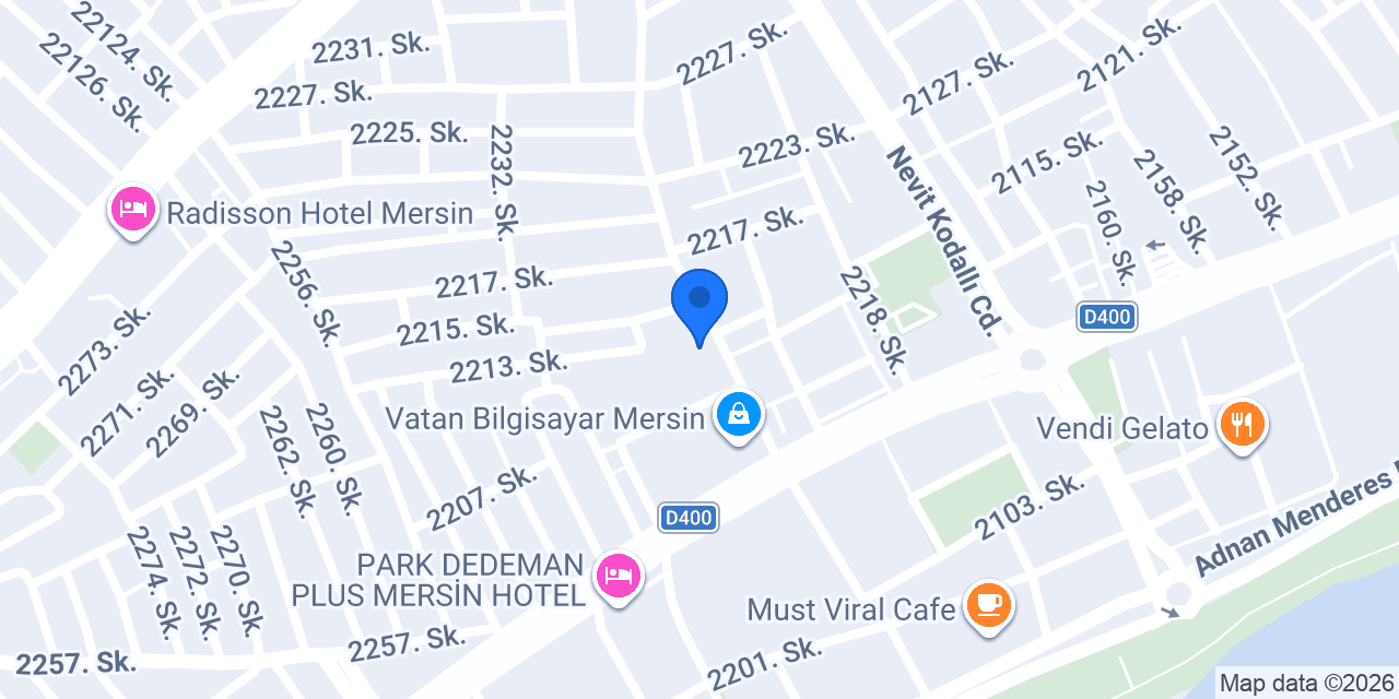 Mersin Mahmut Arslan Anadolu Lisesi konumu
