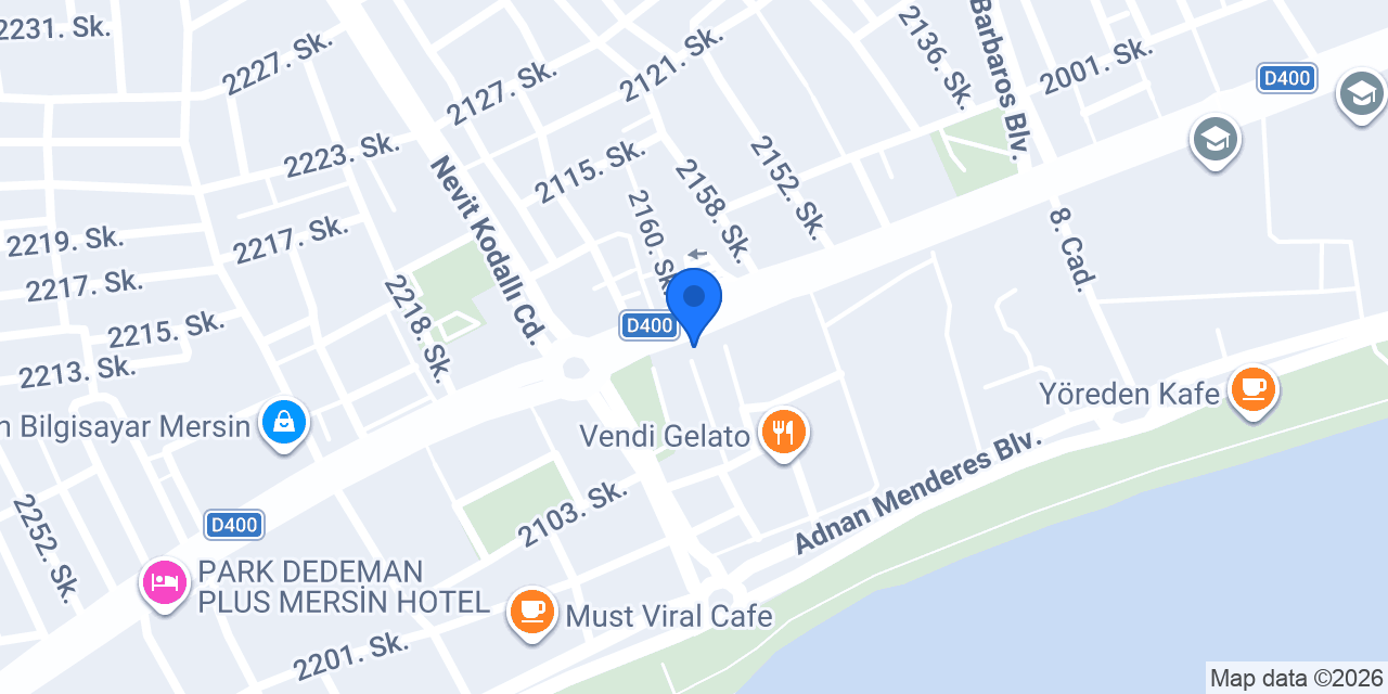 MERSİN AVŞAR RENT A CAR konumu