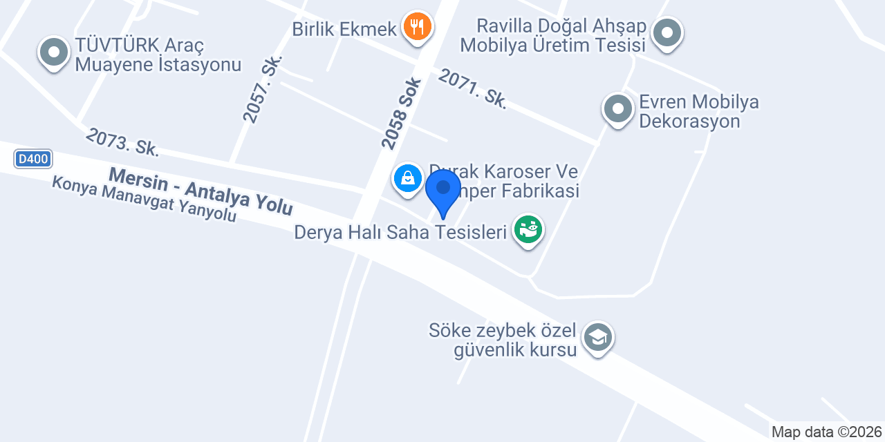 Gökçe Mobilya konumu