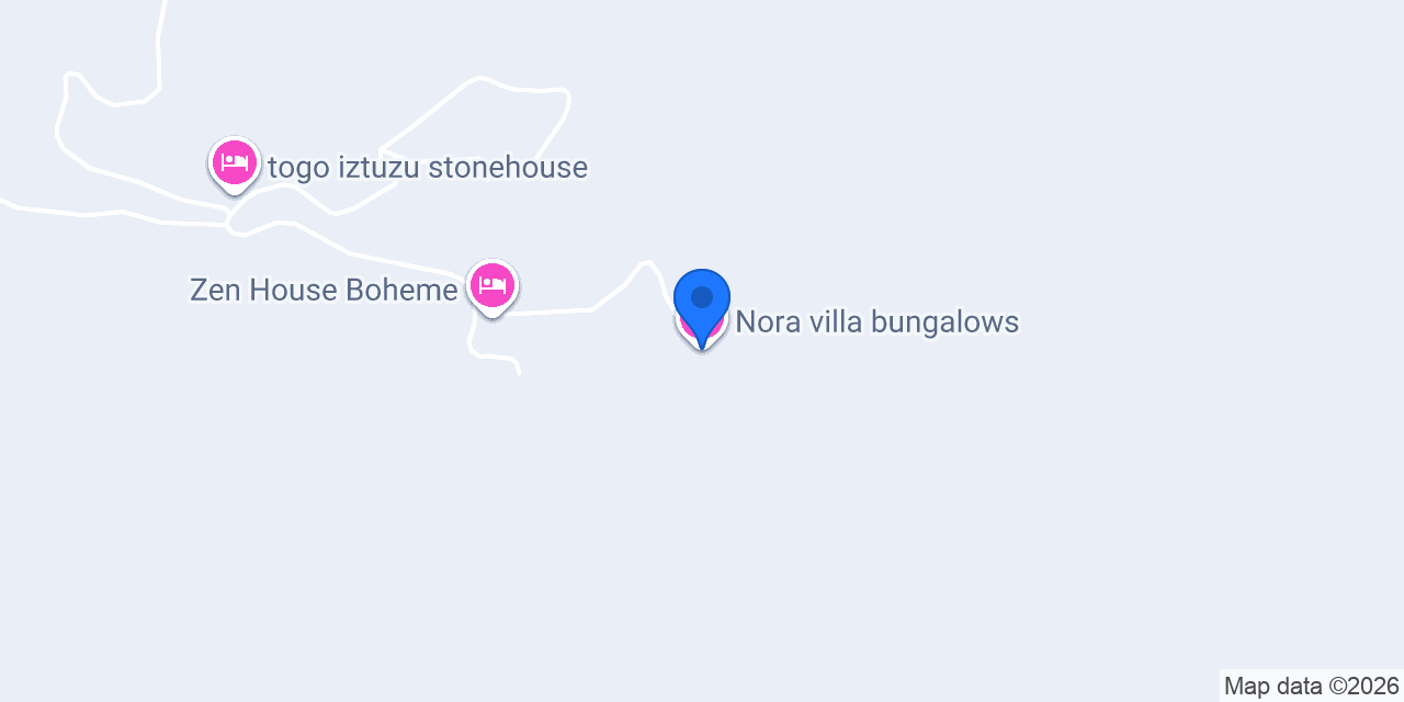 Nora villa bungalows konumu