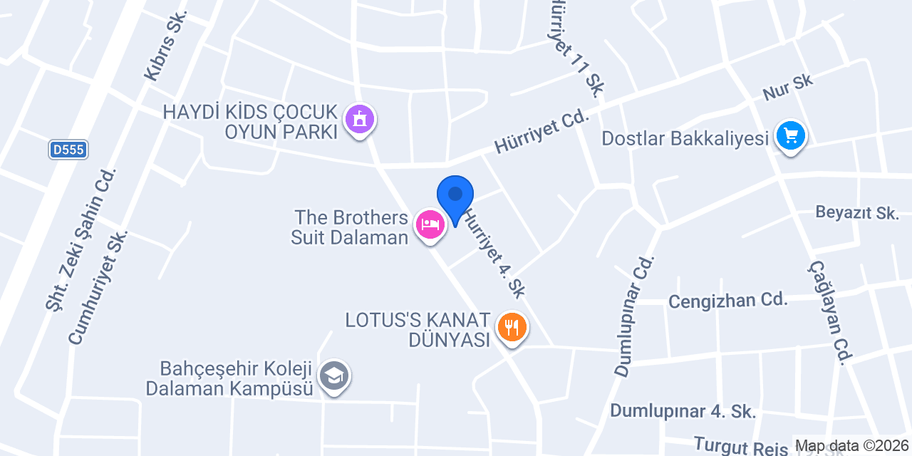 Yiğit Apart konumu