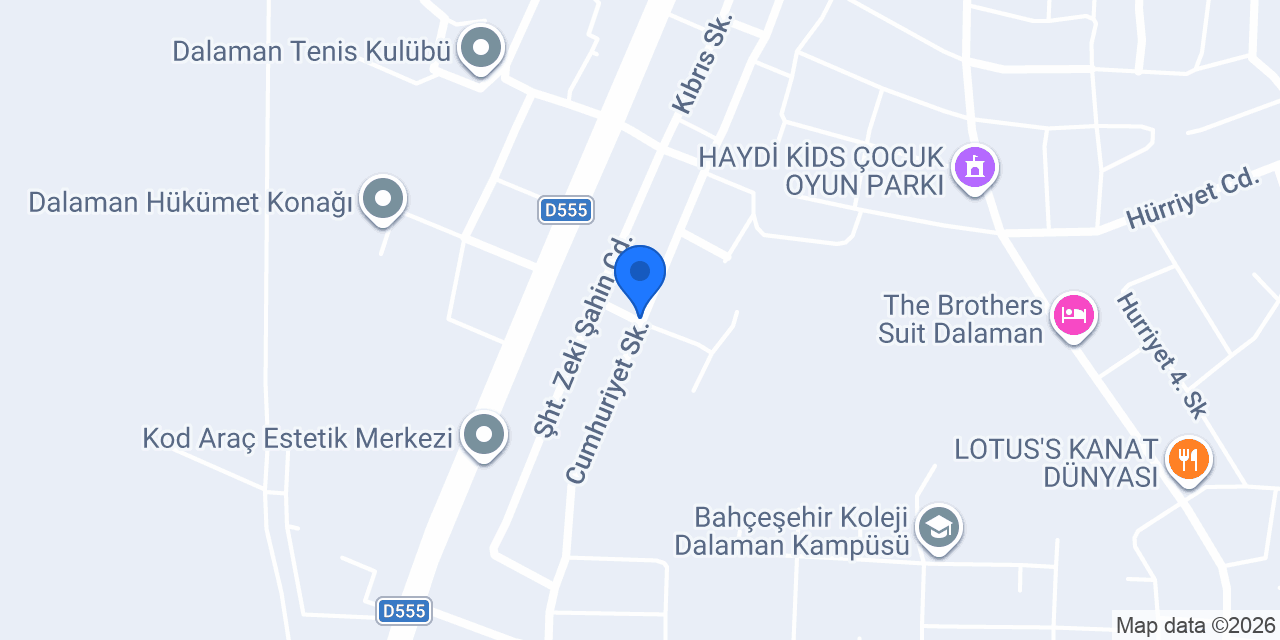 Gül Bayan Kuaförü konumu