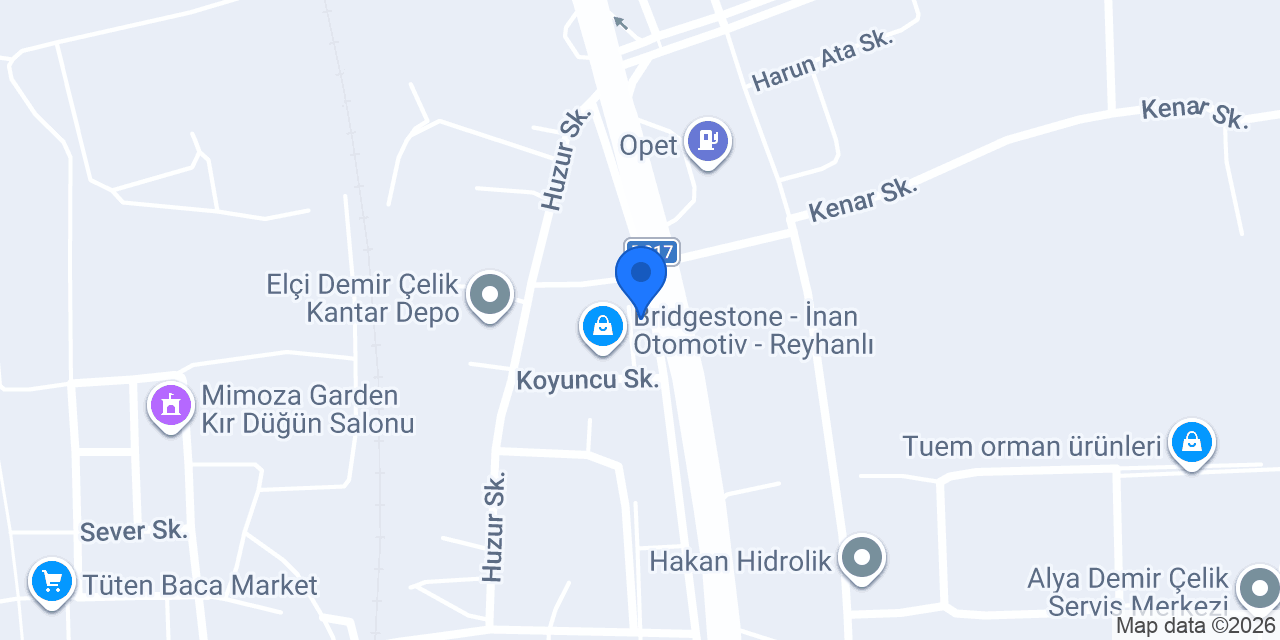 İnan Dizel Motorlu Araclar konumu