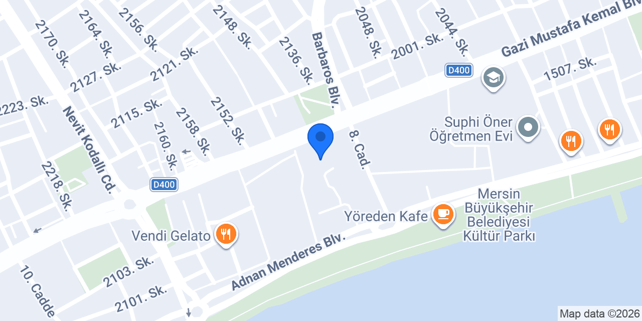Mersin İzocolor Boya konumu