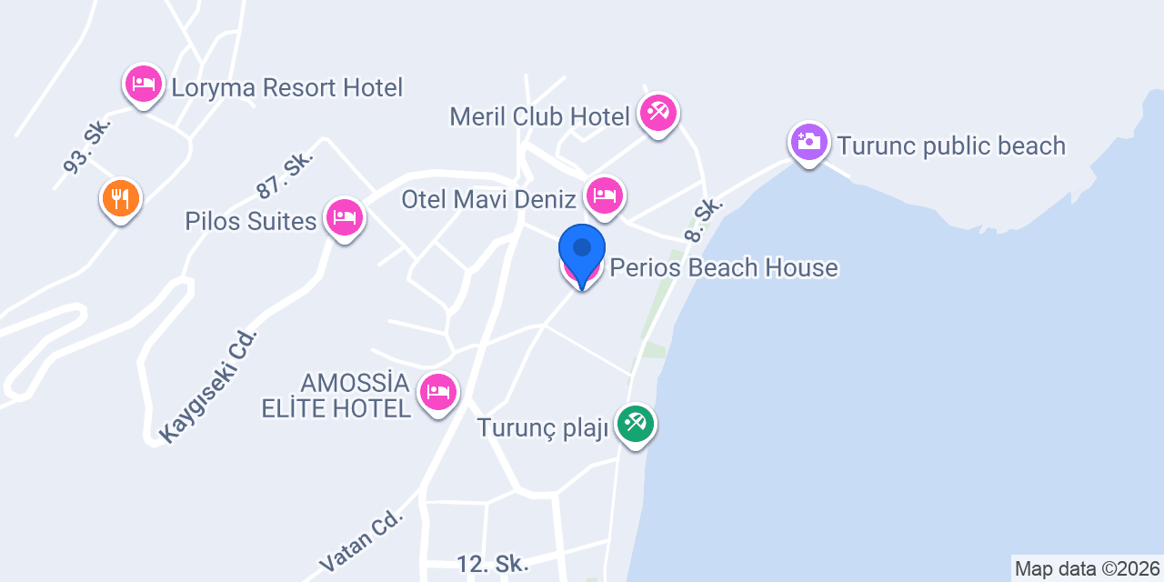 Perios Beach House konumu
